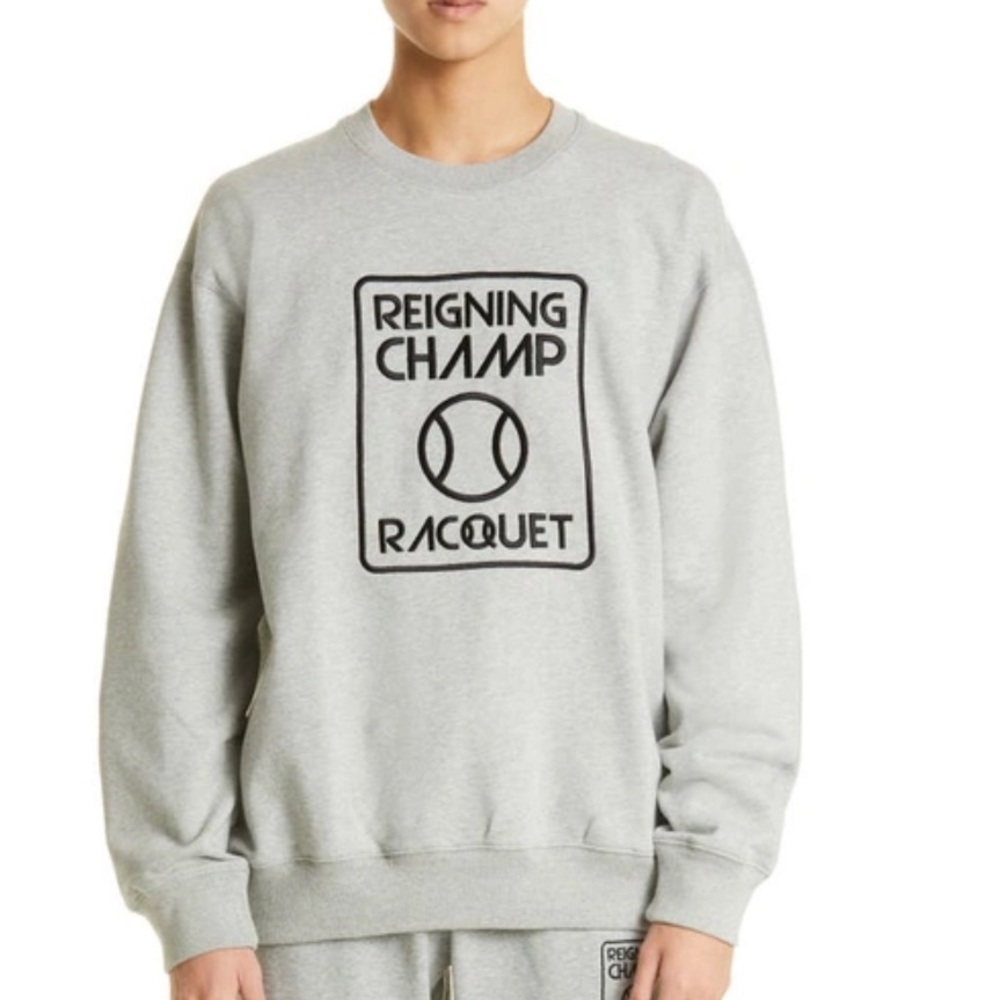 Reigning Champ  NEW Light Gray Crewneck